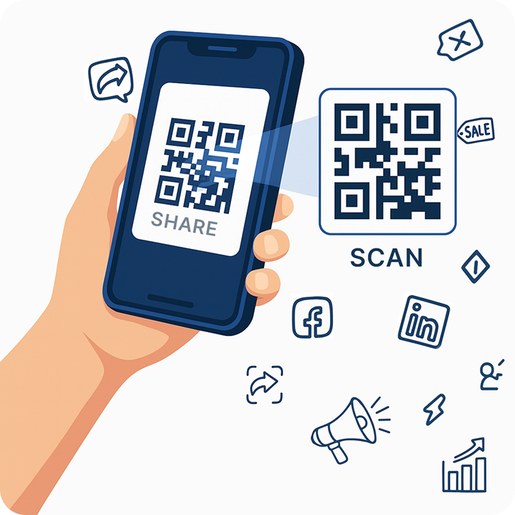 QR Sign-up Illustration