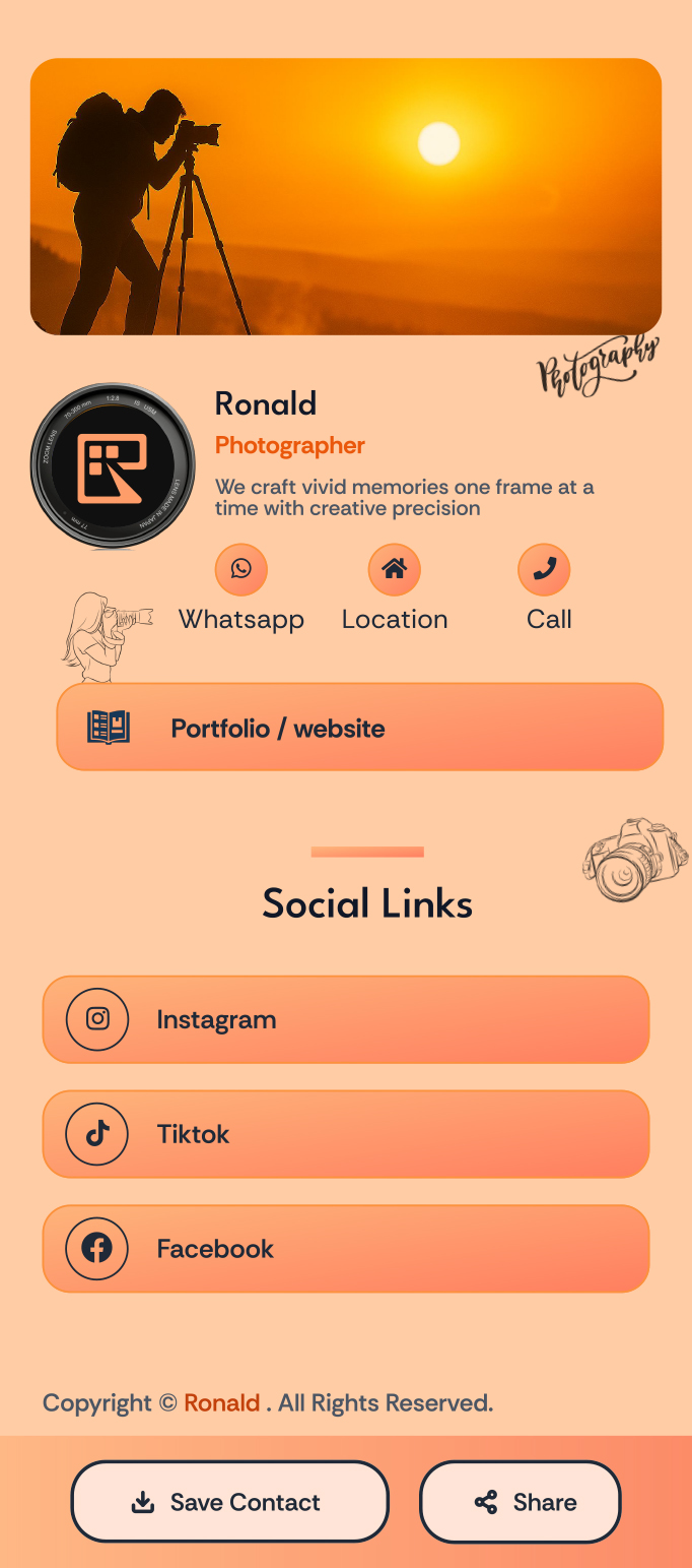 Photographer Theme