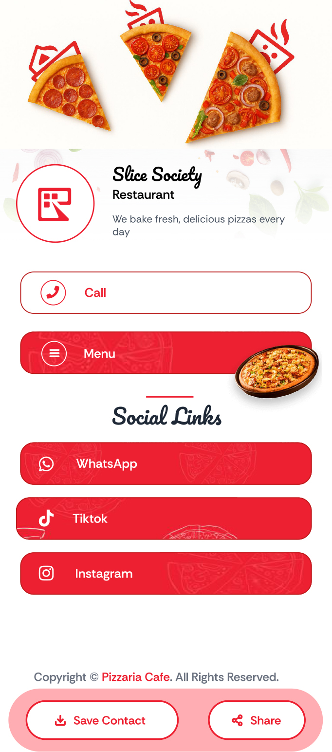 Pizza Shop Theme