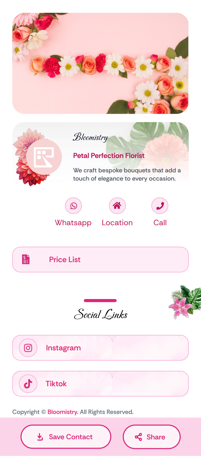 Flower Shop Theme